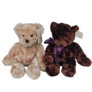 Teddy Bear Plush Jerry Elsner Velvet Touch Collection TOBY Style 1056 Brown Tan